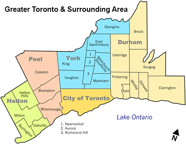 Home inspection services Areas - Greater Toronto & Surrounding Areas